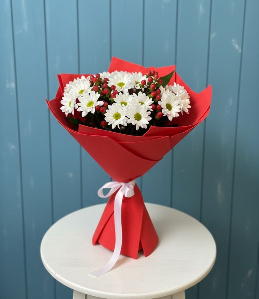 Букет цветов из: Хризантемы в Жилине