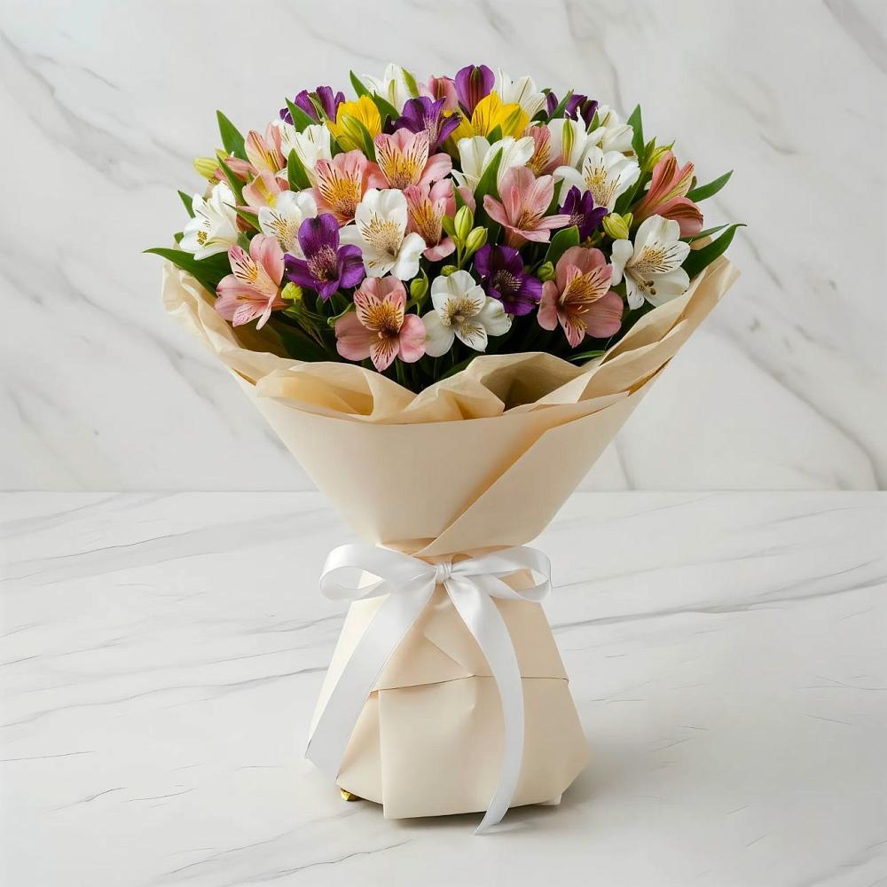 Букет цветов из: Альстромерии в Жилине