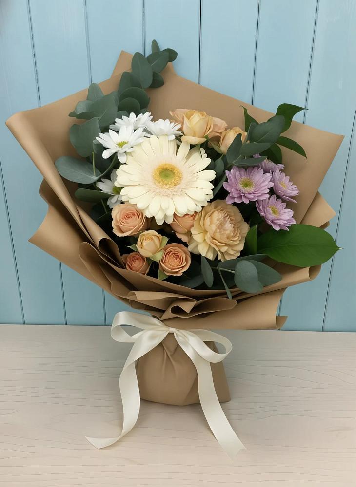 Букет цветов из: Герберы и Хризантемы в Жилине