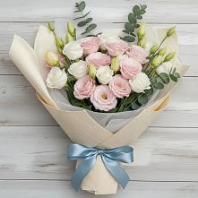 Букет цветов из:  Лизиантусы в Жилине