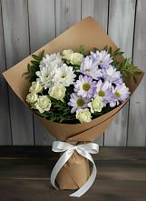 Букет цветов из:  Хризантемы и Розы в Жилине