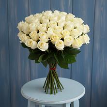 Букет 51 Белая роза Эдлесс Лав #REPLACE_PRED# Жилине