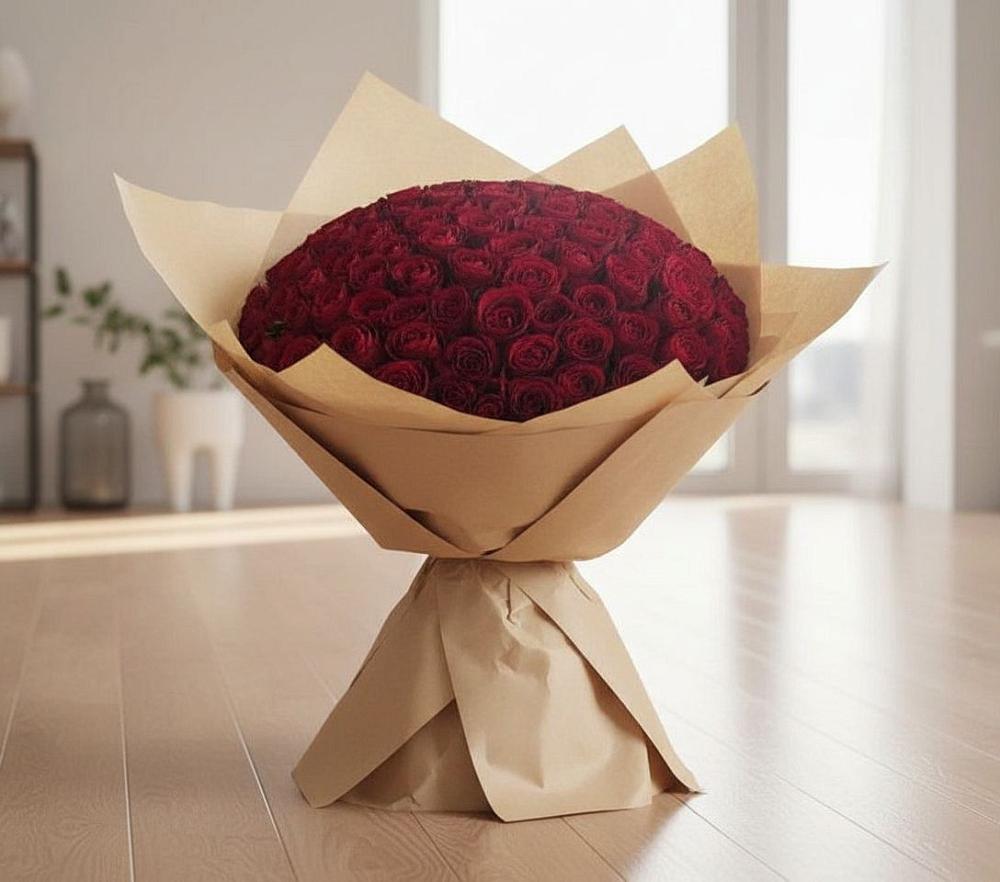 Букет 101 Красная роза в Жилине