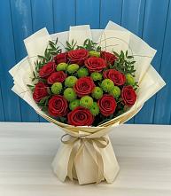 Букет цветов из:  Розы и Хризантемы в Жилине