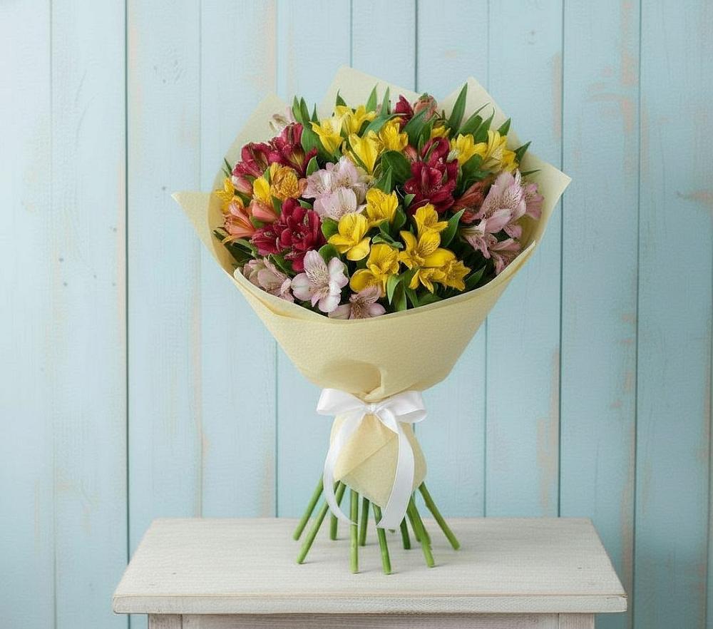 Букет цветов из: Альстромерии в Жилине