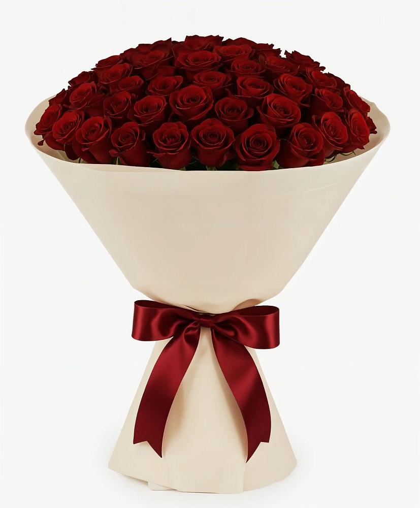 Букет 101 Бордовая роза Блэк Бакарра в Жилине